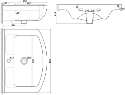 Misty Мебель для ванной Изео 65 белая – фотография-13