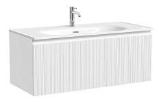 Sancos Тумба под раковину Code 100 c одним ящиком белая