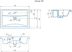 Onika Тумба с раковиной Стоун 70.13 Ателье светлое – фотография-13
