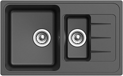 Ewigstein Мойка кухонная Elegant 60KF антрацит – фотография-3