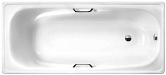 White Wave Стальная ванна "Italica 170" с ручками