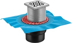 BERGES Wasserhaus Душевой трап Zentrum Antik 100 090464 хром матовый – фотография-1