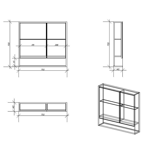 Owl 1975 Мебель для ванной Eland 75 дуб сонома – картинка-7