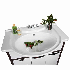 Водолей Комплект мебели Клаудия 75 L белый/венге – фотография-3