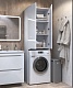 Vigo Шкаф пенал Grani 640 под стиральную машину белый – картинка-10