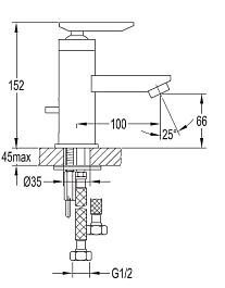 Cezares Смеситель SIESTA-LS-01 для раковины – фотография-2
