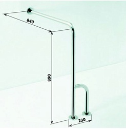 Bemeta Поручень для ванной Help 301122144 – фотография-2