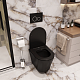 Ceruttispa Унитаз подвесной Adige Aria MB CT9246 черный матовый – фотография-15
