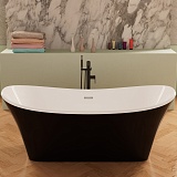 Frank Акриловая ванна 170х75 F6104 black/white