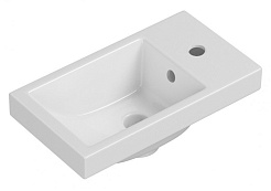 Misty Тумба с раковиной Эко мини 40 подвесная белая – фотография-4