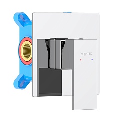 Aquatek Смеситель для душа и ванны Либра AQ1666CR хром – фотография-1