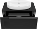 Brevita Мебель для ванной Savoy 80 подвесная черная матовая – картинка-18
