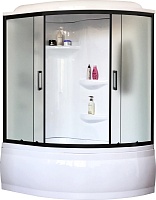 Royal Bath Душевая кабина ALP RB 170ALP-C-BL-L 170x100 L стекло матовое профиль черный матовый