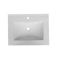 Зов Мебель для ванной Дион 60 подвесная матовая белая – фотография-9