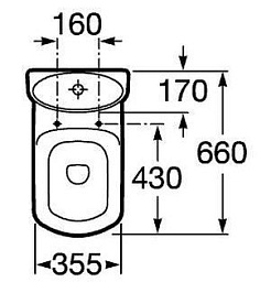 Roca Крышка для унитаза Dama Senso ZRU9000040 – фотография-2