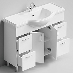 Водолей Мебель для ванной Колумбия 105 белый – фотография-13