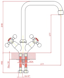 Zollen Смеситель Essen ES75420522 – фотография-2