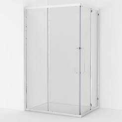 Cezares Душевой уголок Relax 304 RELAX-304-AH-2-120/90-C-CR 120x90 профиль хром стекло прозрачное – фотография-3