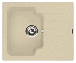 Florentina Мойка гранитная Таис 615 с крылом шампань – фотография-1