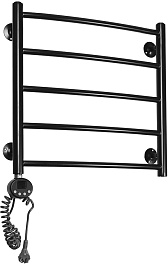 Domoterm Полотенцесушитель электрический Калипсо П5 500x500 ЧРН EL черный – фотография-2