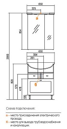 Акватон Мебель для ванной "Норма 65" с б/к – фотография-2