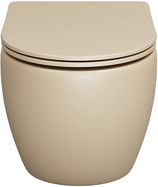 Grossman Унитаз подвесной Color GR-4411BEMS бежевый матовый – фотография-2