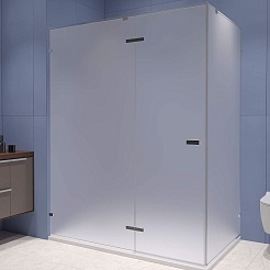 RGW Душевой уголок Stilvoll SV-040 120x80 профиль хром стекло матовое сатинат – фотография-1