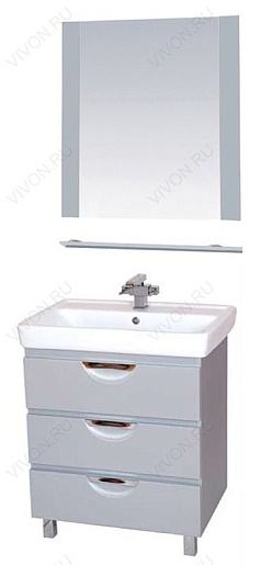 Misty Зеркало для ванной "Жасмин 60" металлик – фотография-2