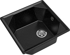 Granfest Мойка кухонная GF-U-500 черный – фотография-1