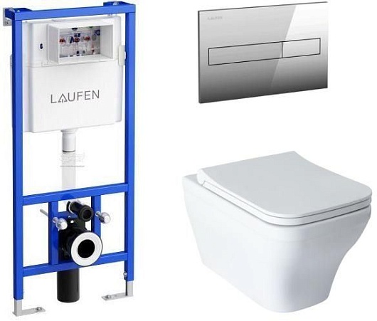 Allen Brau Унитаз с инсталляцией Infinity 4.21011.20/8.9466.0.000.000.1 белый глянец – фото-1