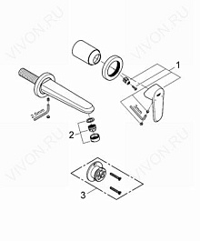 Grohe Смеситель "Eurodisc Cosmopolitan 19573002" – фотография-3