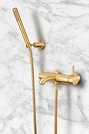 Milacio Смеситель для ванны Ultra MCU.350.GD золото – фотография-5