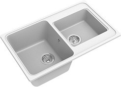 Ewigstein Мойка кухонная Elegant 80D иней – фотография-1