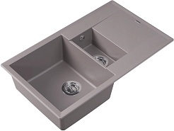 Florentina Мойка кухонная Тоскана 860 К грей – фотография-2