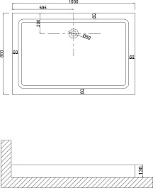 Niagara Душевой поддон Nova NG-100-80Q – фотография-3