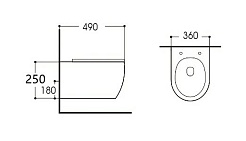 Aquanet Унитаз подвесной Smart 276395 – фотография-7