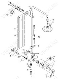 Grohe Душевая система "Euphoria Concetto System 180 23061001" – фотография-3