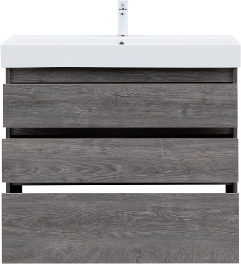 Aquanet Мебель для ванной Nova Lite 100 дуб рошелье – фотография-8