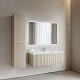 Sancos Тумба с раковиной Snob R 1.0 120 beige soft раковина Element 121 CN7006 – картинка-13