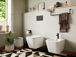 Ceramicanova Подвесное биде Metric CN30080 белое – фотография-3