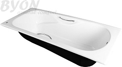 Byon Чугунная ванна BYON 15 170 см с ручками – фотография-3