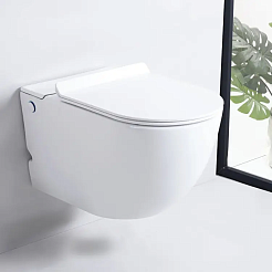 Ceruttispa Унитаз подвесной Barbaria Aria CT10591 импульсный белый – фотография-2