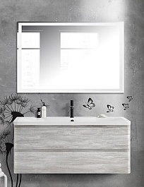 BelBagno Мебель для ванной Albano 120 подвесная Rovere Vintage Bianco – фотография-1