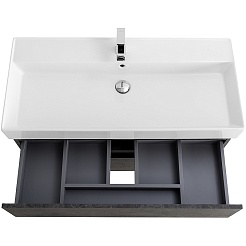 BelBagno Тумба с раковиной Molveno-46 80 подвесная ossido – фотография-10