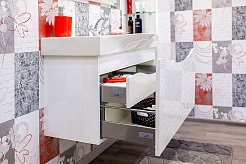 Sanflor Тумба с раковиной Санфлор 100 белая – фотография-3