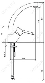 Vitra Смеситель Viva A41054EXP – фотография-2