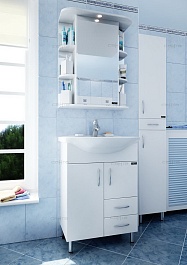 СанТа Тумба с раковиной Грация 60 с ящиками – фотография-2