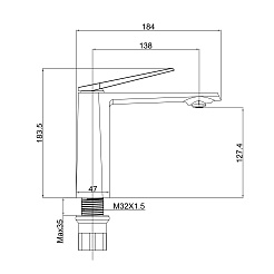 Tokito Смеситель для раковины URAYASU хром TOK-URA-1011 – фотография-4