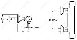 Jacob Delafon Термостат July E8455-CP – фотография-2