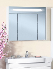 Бриклаер Зеркальный шкаф Палермо 90 – фотография-1